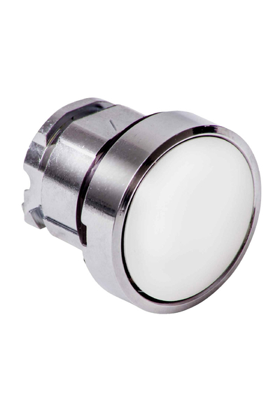 Schneider ZB4BH01 İtmeli İşaretsiz Beyaz Sıva Altı Basmalı Buton Başlığı