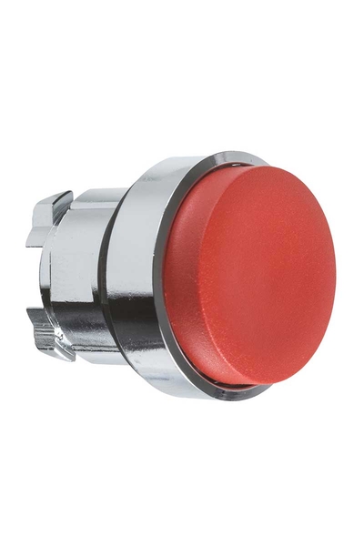 Schneider ZB4BH4 Kırmızı İtme-İtme İşaretsiz Çıkık Basmalı Düğme Başlığı