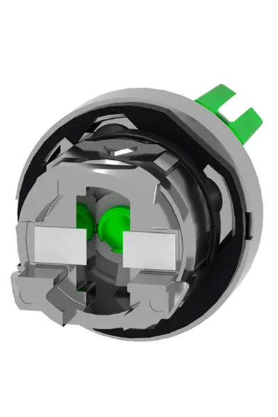 Schneider ZB4BK1233 22mm 2 Konumlu Sabit Yeşil Işıklı Mandal Buton Başlığı - Thumbnail
