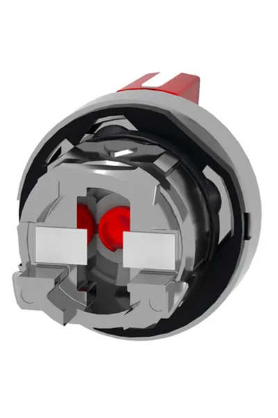 Schneider ZB4BK1343 3 Konumlu Sabit Kırmızı Işıklı Mandal Buton Başlığı - Thumbnail