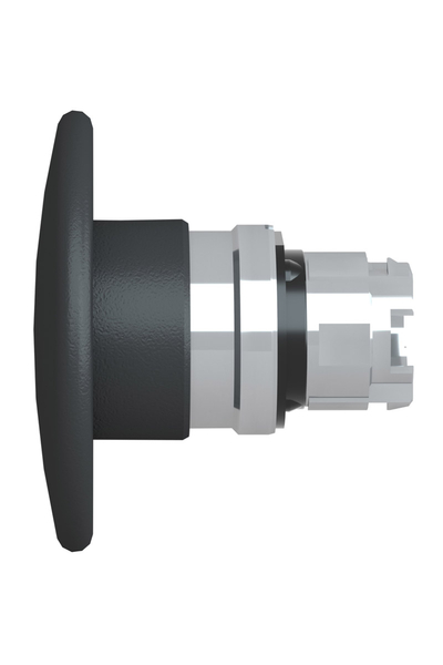 Schneider ZB4BR2 60mm Mantar Kafalı Yaylı Dönüş Siyah 22mm Basmalı Buton Başlığı - Thumbnail