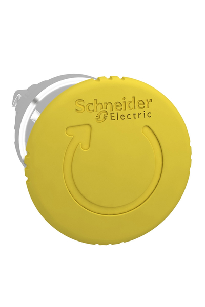 Schneider Electric - Schneider ZB4BS55 22mm Çevir-Bırak 40mm Sarı Mantar Kafalı Buton Schneider Electric - Schneider ZB4BS55 22mm Çevir-Bırak 40mm Sarı Mantar Kafalı Buton