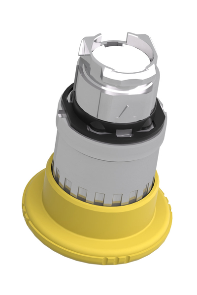 Schneider Electric - Schneider ZB4BS55 22mm Çevir-Bırak 40mm Sarı Mantar Kafalı Buton Schneider ZB4BS55 22mm Çevir-Bırak 40mm Sarı Mantar Kafalı Buton - Thumbnail