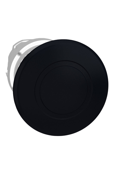 Schneider ZB4BT2 40mm Mantar Kafalı Mandallı Bas-Çek Siyah 22mm Basmalı Buton Başlığı - Thumbnail