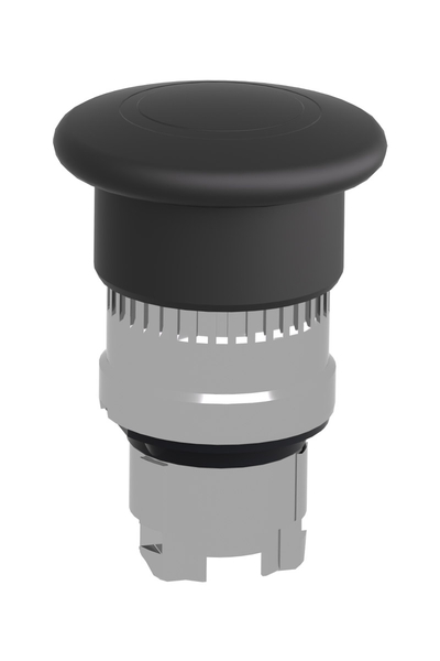 Schneider ZB4BT2 40mm Mantar Kafalı Mandallı Bas-Çek Siyah 22mm Basmalı Buton Başlığı - Thumbnail