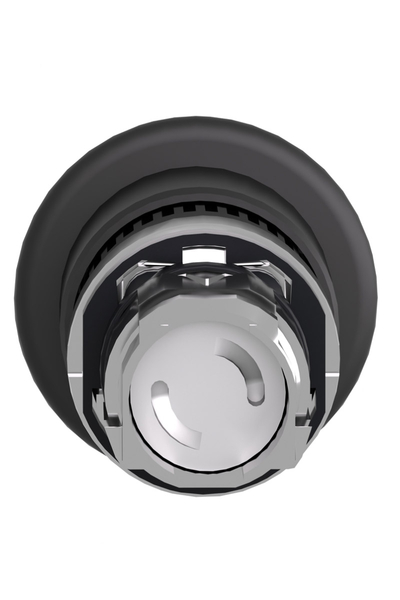 Schneider ZB4BT2 40mm Mantar Kafalı Mandallı Bas-Çek Siyah 22mm Basmalı Buton Başlığı - Thumbnail