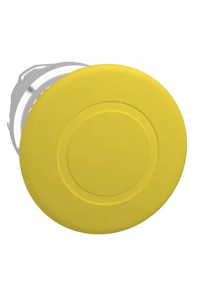 Schneider ZB4BT5 Harmony Xb4 22mm Sarı Metal Bas-Çek Mandallı 40mm Mantar Kafalı Buton Başlığı - Thumbnail