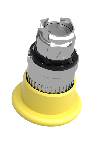 Schneider ZB4BT5 Harmony Xb4 22mm Sarı Metal Bas-Çek Mandallı 40mm Mantar Kafalı Buton Başlığı - Thumbnail