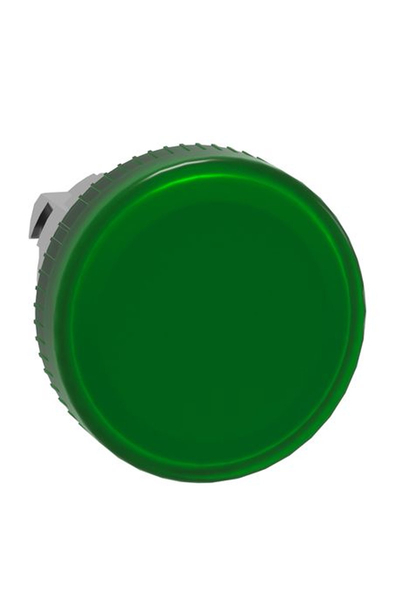 Schneider Electric - Schneider ZB4BV03 Ba9S Ampul için 22mm Düz Lensli Yeşil Pilot Işığı
