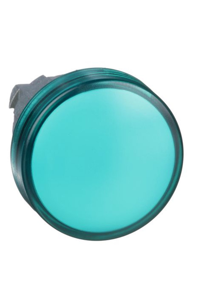 Schneider Electric - Schneider ZB4BV033 Entegre Led için 22mm Yeşil Düz Lensli Pilot Işığı Başlığı