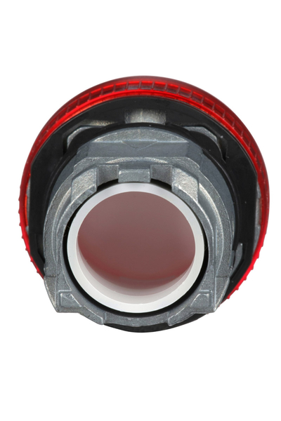 Schneider ZB4BV04 Ba9S Ampul için 22mm Düz Lensli Kırmızı Pilot Işığı - Thumbnail