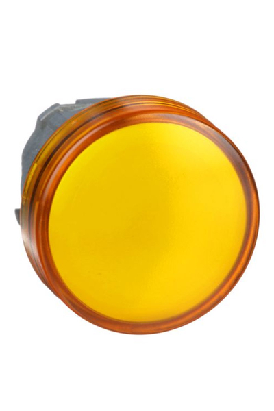 Schneider Electric - Schneider ZB4BV053 Entegre Led için 22mm Turuncu Düz Lensli Pilot Işığı Başlığı