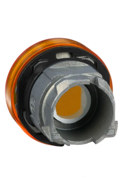 Schneider ZB4BV053 Entegre Led için 22mm Turuncu Düz Lensli Pilot Işığı Başlığı - Thumbnail