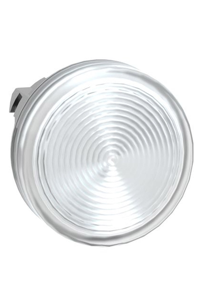 Schneider Electric - Schneider ZB4BV07 Ba9S Ampul için 22mm Düz Lensli Renksiz Pilot Işığı