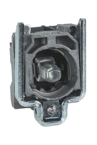 Schneider Electric - Schneider ZB4BW0B15 24V 1NA+1NK Entegre Ledli Gövde Sabitleme Bilezikli Beyaz Işık Bloğu