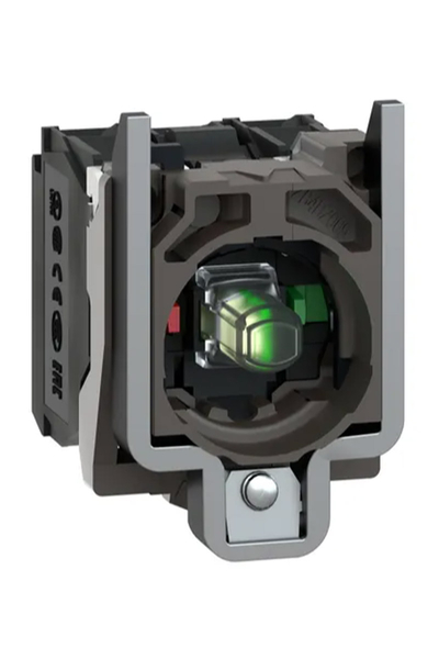 Schneider Electric - Schneider ZB4BW0B55 24V 1NA+1NK Entegre Ledli Gövde Sabitleme Bilezikli Turuncu Işık Bloğu