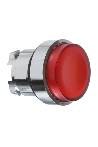 Schneider ZB4BW143 Entegre Led için 22mm Yaylı Dönüşlü Çıkık Kırmız Işıklı Buton Başlığı