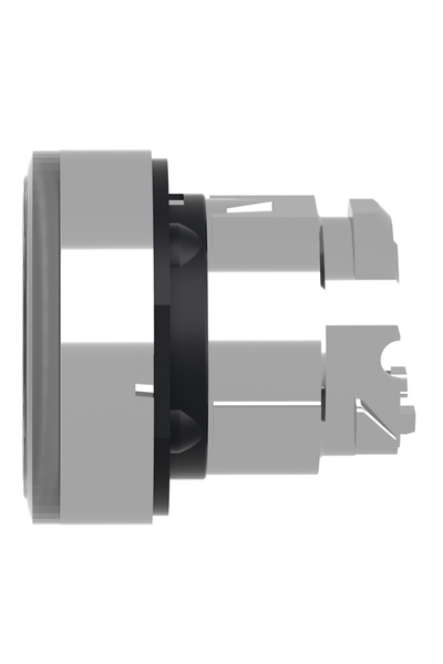 Schneider ZB4BW31 Ba9S Ampul için 22mm Yaylı Dönüşlü Beyaz Sıva Altı Basmalı Buton Başlığı - Thumbnail