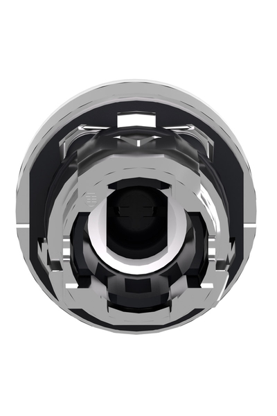 Schneider ZB4BW31 Ba9S Ampul için 22mm Yaylı Dönüşlü Beyaz Sıva Altı Basmalı Buton Başlığı - Thumbnail