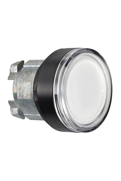 Schneider ZB4BW3137 Entegre Led için 22mm Yaylı Dönüşlü Beyaz Sıva Alt ıIşıklı Buton Başlığı