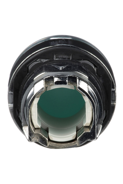 Schneider ZB4BW33 Ba9S Ampul için 22mm Yaylı Dönüşlü Yeşil Sıva Altı Basmalı Buton Başlığı - Thumbnail