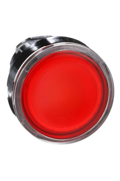 Schneider ZB4BW343 Entegre Led için 22mm Yaylı Dönüşlü Kırmızı Sıva Altı Işıklı Basmalı Buton Başlığı