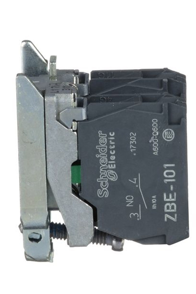 Schneider ZB4BZ103 2NA Gövde/Sabitleme Bilezikli Tek Kontak Bloğu - Thumbnail