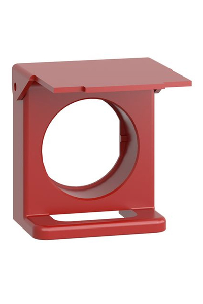 Schneider ZB4BZ64 Sıva Altı Gömme Buton için 22mm Metal Kırmızı Kilitlenebilir Kapak - Thumbnail