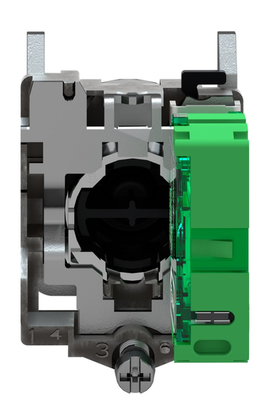 Schneider ZB4RTA1 22mm Metal Beyaz Başlıklı İletici Buton - Thumbnail