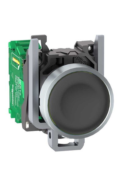 Schneider Electric - Schneider ZB4RTA2 22mm Metal Siyah Başlıklı İletici Buton