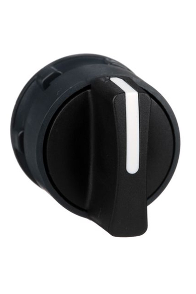 Schneider ZB5AD2 22mm 2 Konumlu Sabit Siyah Mandal Buton Başlığı - Thumbnail