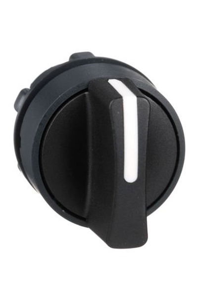 Schneider ZB5AD3 22mm 3 Konumlu Sabit Siyah Mandal Buton Başlığı - Thumbnail