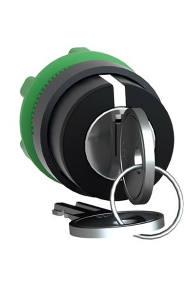 Schneider ZB5AG2 Ronis 455 Sabit 2 Konumlu Mandal Buton Başlığı - Thumbnail