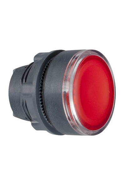 Schneider ZB5AH043 Entegre Led için 22mm Basmalı Tip Kırmızı Sıva Altı Işıklı Basmalı Buton Başlığı