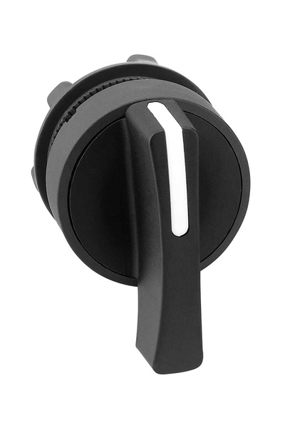 Schneider ZB5AJ5 3 Konumlu Yaylı Dönüşlü Siyah Mandal Buton Başlığı