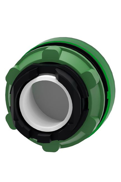 Schneider ZB5AV03 Ba9S Ampul için 22mm Düz Lensli Yeşil Pilot Işığı - Thumbnail