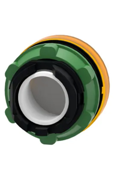 Schneider ZB5AV05 Ba9S Ampul için 22mm Düz Lensli Turuncu Pilot Işığı - Thumbnail