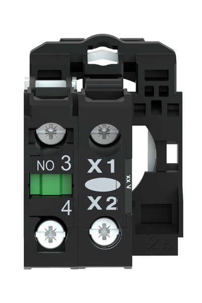 Schneider ZB5AW0B11 24V 1NA Entegre Ledli Gövde Sabitleme Bilezikli Beyaz Işık Bloğu - Thumbnail