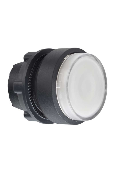 Schneider ZB5AW113 Entegre Led için 22mm Yaylı Dönüşlü Çıkık Beyaz Işıklı Buton Başlığı