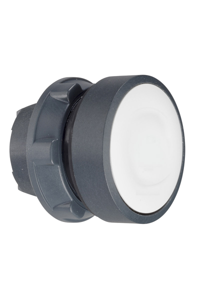 Schneider ZB5AW31 22mm Beyaz Yaylı Dönüşlü Sıva Altı Işıklı Buton Başlığı - Thumbnail