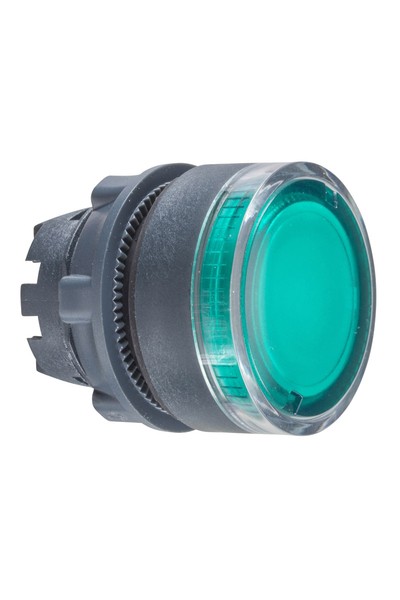 Schneider ZB5AW33 22mm Yeşil Yaylı Dönüşlü Sıva Altı Işıklı Buton Başlığı - Thumbnail
