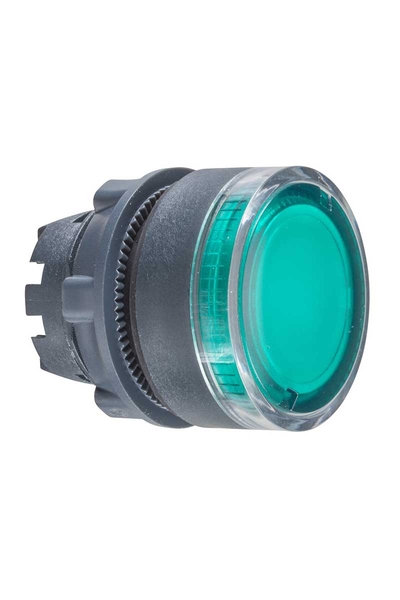 Schneider ZB5AW333 Entegre Led için 22mm Yaylı Dönüşlü Yeşil Sıva Altı Işıklı Basmalı Buton Başlığı