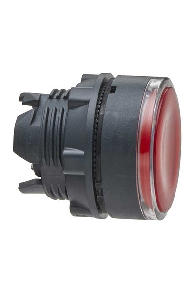 Schneider ZB5AW343 Entegre Led için 22mm Yaylı Dönüşlü Kırmızı Sıva Altı Işıklı Basmalı Buton Başlığı