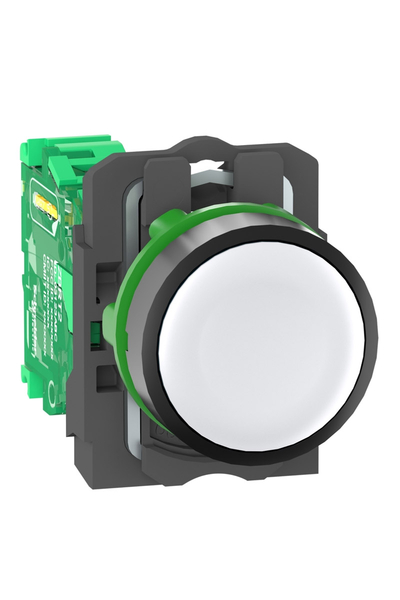 Schneider Electric - Schneider ZB5RTA1 22mm Plastik Beyaz Başlıklı Kablosuz Pilsiz İletici Buton