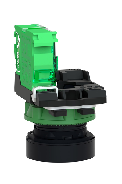 Schneider ZB5RTA2 22mm Plastik Siyah Başlıklı Kablosuz Pilsiz İletici Buton - Thumbnail