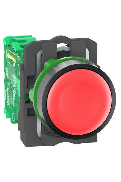 Schneider Electric - Schneider ZB5RTA4 22mm Plastik Kırmızı Başlıklı Kablosuz Pilsiz İletici Buton