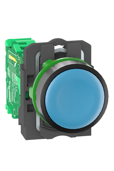 Schneider Electric - Schneider ZB5RTA6 22mm Plastik Mavi Başlıklı Kablosuz Pilsiz İletici Buton