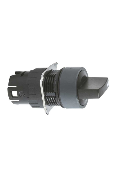 Schneider ZB6AD23 3 Konumlu Sabit Siyah Mandal Buton Başlığı