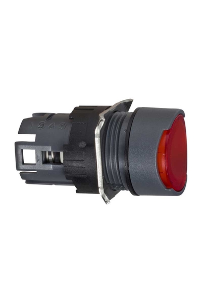 Schneider ZB6AF4 Harmony Xb6 16mm Sıva Altı Kırmızı Mandallı Buton Kafası