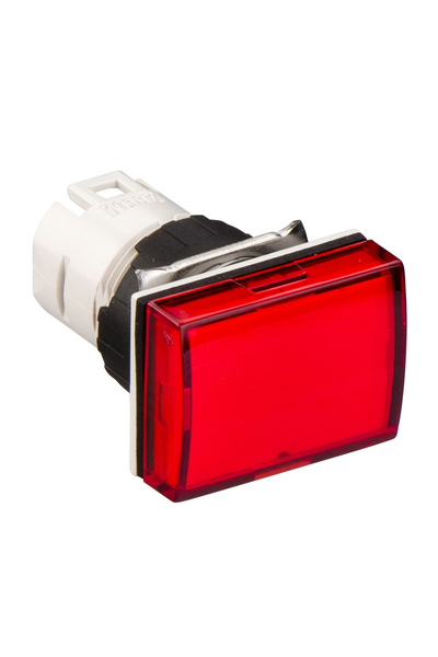 Schneider Electric - Schneider ZB6DV4 Entegre Led için 16mm Dikdörtgen Kırmızı Pilot Işığı Başlığı